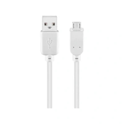 Bild av Goobay 96195 USB 2.0 Hi Speed kabel, 5 m vit