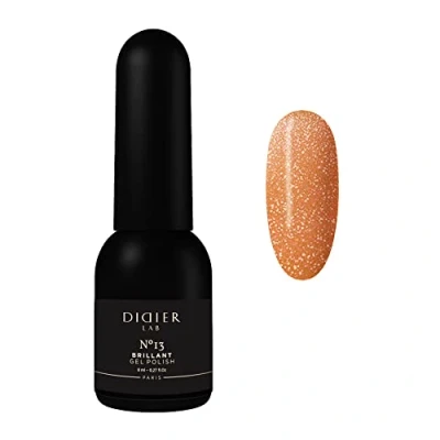 Bild av Didier Lab Gellack Brillant No.13 Professionell manikyr Pedikyr Nagellack med gnistrande platinanyans Ljusreflekterande skimmer Rik pigment för fullständig nageltäckning UV LED lampor