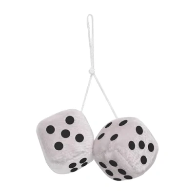 Bild av CARPOINT Fuzzy Dice 0510078 Désodorisant blanc