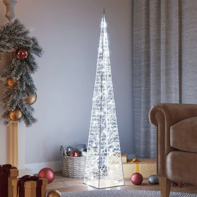 Bild av VidaXl Ljuskon Led Akryl Kall Vit 120 Cm
