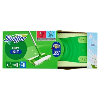 Bild av Swiffer Sweeper Basic Kit med 1 Mopp, 8 Torra och 3 Våta Golvdukar