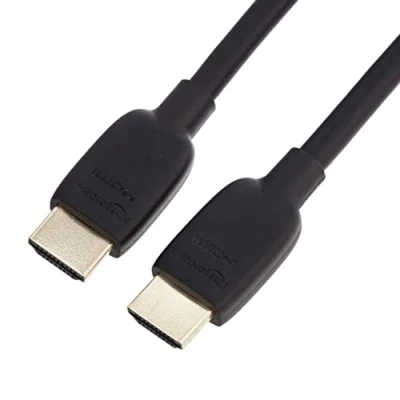 Bild av Amazon Basics Ultrahöghastighets HDMI kabel, 48 Gbps, 8 K, svart, 0,9 meter