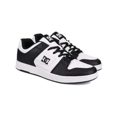 Bild av DC Shoes Manteca läderskor för män, Vit svart vit, 37.5 EU