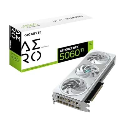 Bild av GIGABYTE GeForce RTX 5060 Ti AERO OC 8GB GDDR7 RAM Grafikkort