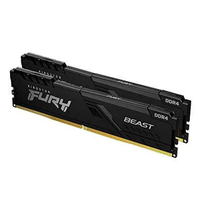 Bild av Kingston FURY Beast KF432C16BBK2/16 DDR4 3200 MHz CL16 RAM minne, Svart, 2 x 8 GB