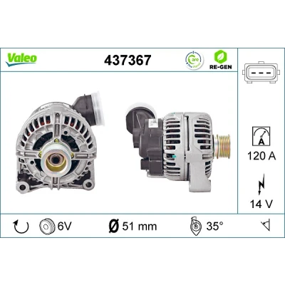 Bild av Generator Valeo 437367