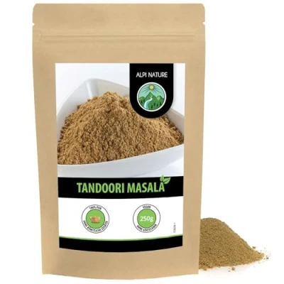 Bild av Tandoori Masala kryddblandning (250g), typisk indisk kryddblandning, återförslutningsbar förpackning