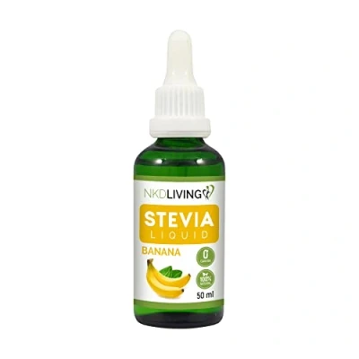 Bild av NKD Living Ren Stevia flytande droppar 50 ml (banan)