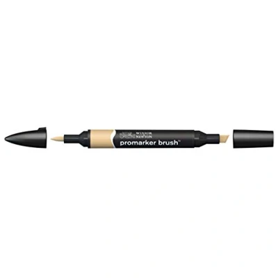 Bild av Winsor &amp; Newton 0204385 penselmärkpennor (för ritningar, kalligrafi, design och layouter, randfri ritning med kil penselspets) pralin