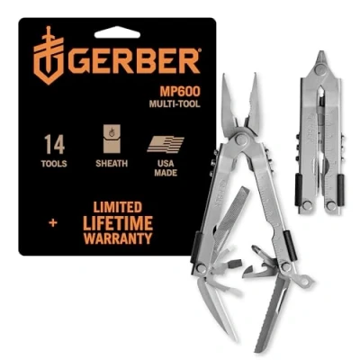 Bild av Gerber Multi Plier 600 Full Size Tool Basic NN (Needle Nose) Stainless Multitool