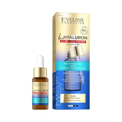 Bild av Eveline bioHYALURON 3xRetinol System Multihydrating Wrinkle Filling Serum 18ml