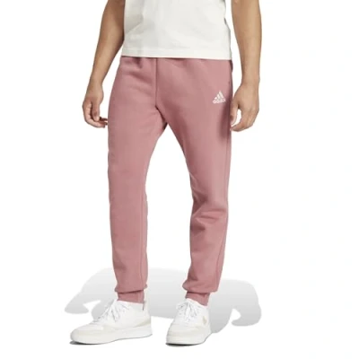 Bild av adidas För Män Essentials Fleece Regular Tapered Pants, preloved crimson, XXS Short
