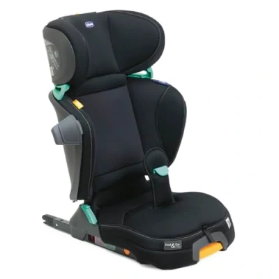 Bild av Chicco Fold&amp;Go, ISOFIX, 2 3 (15 36 kg 3.5 12 år ), Sidoskydd, Nackstöd, Tvättbar klädsel, Justerbart ryggstöd