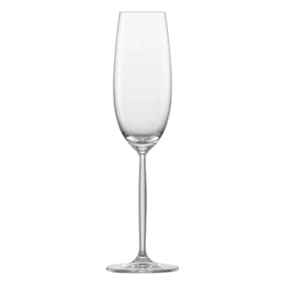 Bild av Schott Zwiesel champagneglas Muse (set med 4), eleganta mousseringspunkt, diskmaskinssäkra tritankristallglas, tillverkade i Tyskland (art.nr 123673)