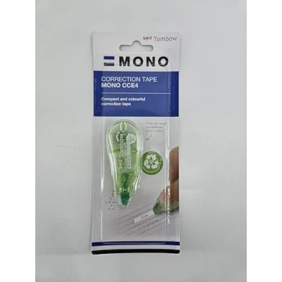 Bild av Tombow CT CCE4 minikorrigeringsrulle, mittig rullning, 4,2 mm x 6 m, listrade, transparent grön