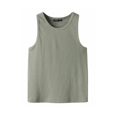 Bild av Lmtd Nlfhinaja damer crop solid tank top Noos, skugga, 158 164