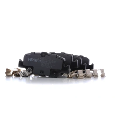 Bild av MEYLE 025 246 6415/W Jeu de plaquettes frein ORIGINAL Quality Essieu arrière avec indicateur d&#039;usure tôle anti bruit accessoires