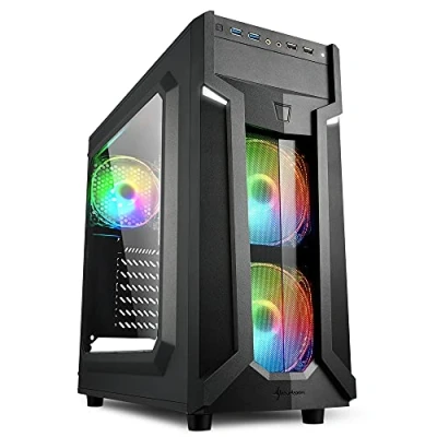 Bild av Sharkoon VG6 W RGB mid Tower ATX Chassi Svart
