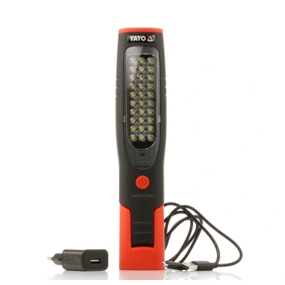 Bild av YATO YT 08507 Lampes manuelles LED avec batterie rechargeable, chargeur, magnétique