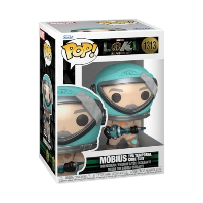 Bild av Funko POP! Marvel: Loki Mobius (TVA Temporal Core Suit) Vinylfigur för samlare Presentidé Officiell Merchandise Leksaker barn och vuxna TV fans