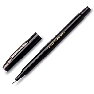 Bild av PILOT 085949 Fineliner SW PPF, extra fin, bläck och skaft: svart