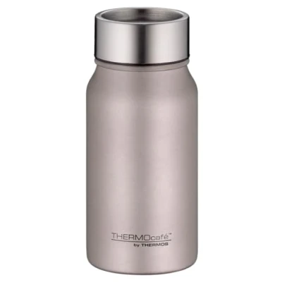 Bild av THERMOcafé av THERMOS TC DRINKING MUG rosématta 0,35 l, termosmugg rostfritt stål, isoleringskopp, kaffemugg to go, läckagesäker, varm i 8 timmar, 16 kall, diskmaskinssäker, BPA fri