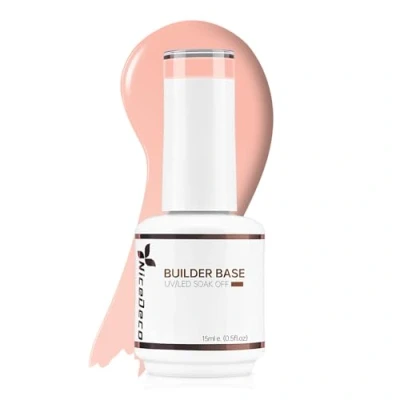 Bild av Nicedeco 8 i 1 Builder Base Strengthening Gel, 15ml UV/LED nagellack Clear Building Nail gel en flaska för naglar förlängning polska nagel reparation förstärkning, snabb manikyr 003