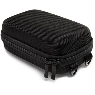 Bild av Baxxtar Pure Black L kameraväska hardcase för kompaktkameror svart (rem bältesögla) CoolPix W100 CyberShot DSC HX90 HX95 HX99 Lumix TZ70 PowerShot SX720 Olympus/OM TG 7 6 ...