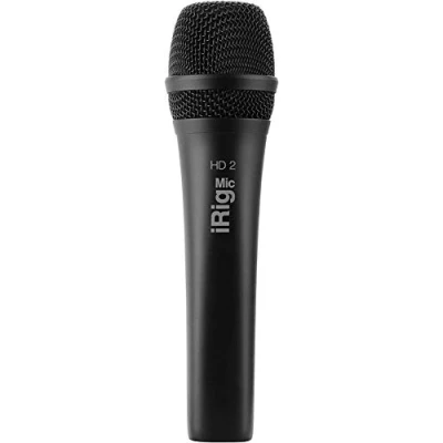 Bild av IK Multimedia iRIG Mic HD 2 High Resolution Microphone for iOS and Mac, Quality Sound, Professional Recording, Compatible with iPhone, iPad, Mac PC