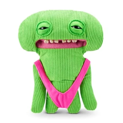 Bild av Fuggler Vacay Vibes by ZURU Funny Ugly Monster, Plush, Collectible, Leksak (Smiley O Riley, grön)