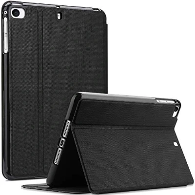 Bild av ProCase Boklock fodral för iPad Mini 7,9 tum, 5/4/3/2/1, vikbart lätt skyddsfodral Urban Folio Case Smart Cover svart