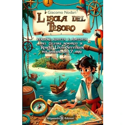 Bild av L’isola del tesoro: Versione ridotta e adattata celebre romanzo di Robert Louis Stevenson per bambini dai 7 anni. Ediz.