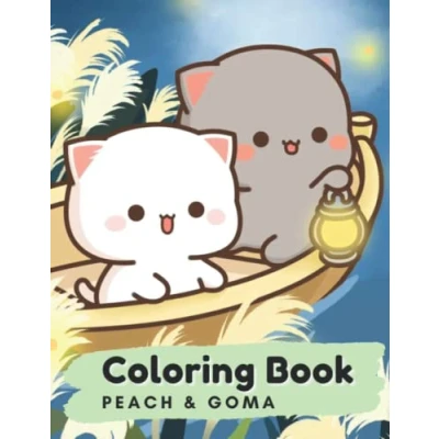 Bild av Peach Goma Coloring Book: For kids, girls, Cute gift, Fun and