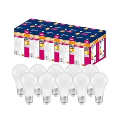 Bild av OSRAM Value Classic A LED lampor, klassisk kolvform A, 8,5 W, varmvit, en storlek