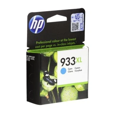 Bild av HP 933XL / CN054AE High Yield Cyan Ink Bläckpatron Blå
