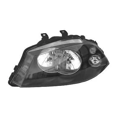Bild av VAN WEZEL 4917961 Phares gauche H4 jaune pour circulation à droite sans commande correcteur de site projecteur P43t SEAT: Ibiza 3