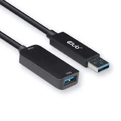 Bild av Club 3D CAC 1411 USB förlängningskabel typ A (hane) till (hona) 3.2 Gen 2 900 mA 5 m