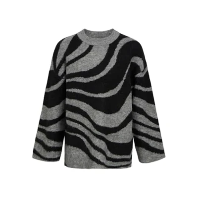 Bild av Object Objdiana Stickad tröja, Storlek: XS/S, Medium grey melange