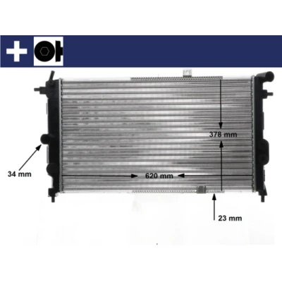 Bild av Kylare, motorkylning MAHLE ORIGINAL CR 438 000S