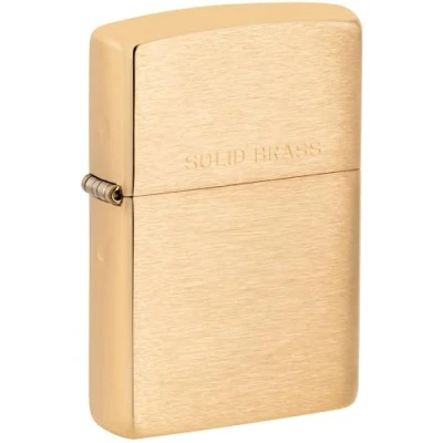 Bild av Zippo borstad mässing tändare