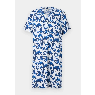 Bild av Onlsusi Life Ss V ringad tunika klänning Wnn, Beacon Blue, S