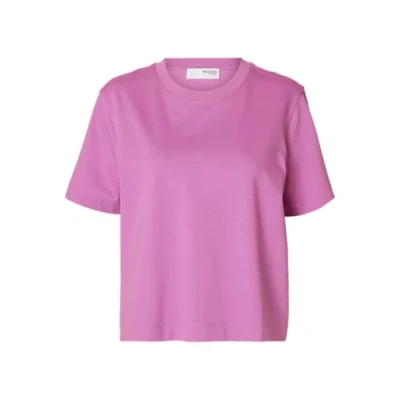 Bild av Selected Femme Slfessential BOXY TEE Tshirt bas, Storlek: 36, First bloom