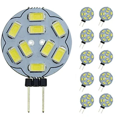 Bild av Pocketman dimbar G4 LED glödlampor, 20 W ersättning för halogenljus, DC 12 V 200 LM förpackning med 10, varm vit [energiklass A