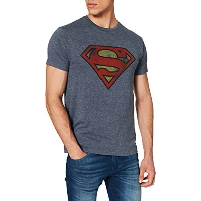 Bild av Superman T shirt för män, blå, L