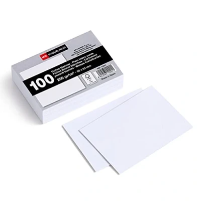 Bild av Miquelrius Flashcards, 100 gladde notitiekaarten, flashkaarten, formaat 65 x 95 mm, offsetkarton, 200 g/m²