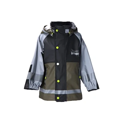 Bild av Sterntaler Funktions Regenjacke Funktionell Regnrock Barn, Mörkgrön, 104