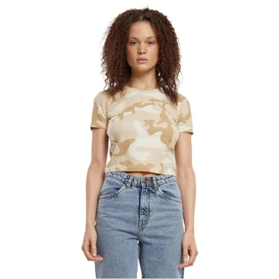 Bild av Urban Classics Cropped CAMO Tshirt med print, Storlek: 4XL, Simplesandcamo