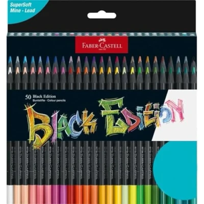 Bild av Faber Castell Black Edition 116450 Färgpenna, Flerfärgad, 50 stycken