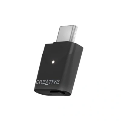 Bild av Creative BT W6 trådlös Bluetooth 5.4 och LE ljudsändare med Snapdragon ljud, förlustfri aptX, låg latens upp till 24 bitars / 96 kHz fungerar PC/Mac/spelkonsoler