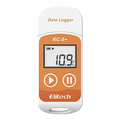 Bild av Elitech RC 5+ PDF temperaturinspelare datainspelare 32000 mini USB